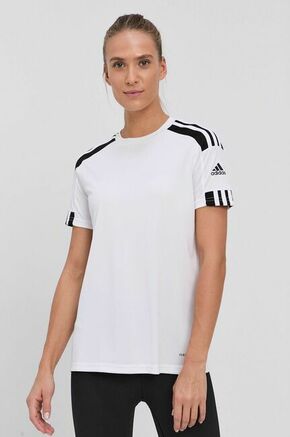 Adidas Performance T-shirt - bela. T-shirt iz zbirke adidas Performance. Model narejen iz rahlo elastična tkanina.