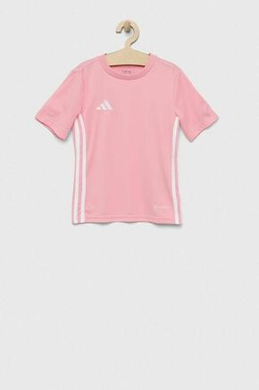 Otroška kratka majica adidas Performance TABELA 23 JSY roza barva - roza. Otroška kratka majica iz kolekcije adidas Performance. Model izdelan iz enobarvne pletenine.
