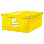 Rumena škatla za shranjevanje Leitz Click&amp;Store, dolžina 48 cm