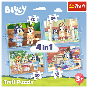 Trefl Puzzle 4 v 1 - Bluey / BBC