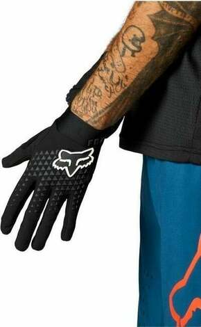 FOX Defend Glove Black/White 2XL Kolesarske rokavice
