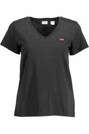 Levi's t-shirt - črna. T-shirt iz kolekcije Levi's. Model izdelan iz enobarvne pletenine.