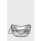 Usnjena torbica IRO srebrna barva - srebrna. Majhna torbica iz kolekcije IRO. Model na zapenjanje, izdelan iz naravnega usnja. Izrazit, svetleč material.