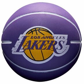 Wilson Žoge košarkaška obutev vijolična Nba Dribbler Los Angeles Lakers Mini