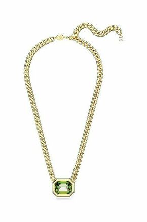 Ogrlica Swarovski MILLENIA - zelena. Ogrlica iz kolekcije Swarovski. Model z okrasnim obeskom