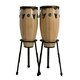 Set conga bobnov Aspire Latin Percussion - Set conga bobnov v barvi temnega lesa (LPA646B-DW)