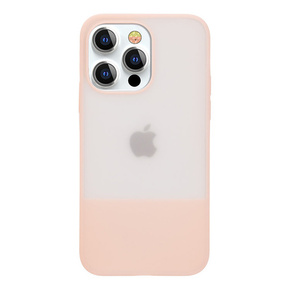 Slomart kingxbar plain serija ohišje za iPhone 13 silikonski pokrov roza