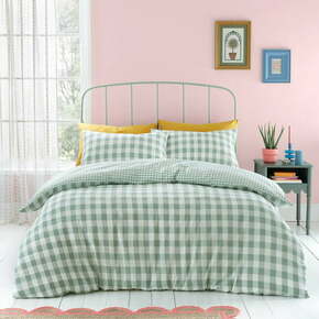 Zelena posteljnina za zakonsko posteljo 200x200 cm – Catherine Lansfield