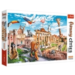 Trefl Smešna mesta - sestavljanka Divji Rim s 1000 kosi