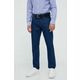 Kavbojke Calvin Klein Jeans moški - mornarsko modra. Kavbojke iz kolekcije Calvin Klein Jeans straight kroja, z normalnim pasom. Model izdelan iz enobarvnega denima.