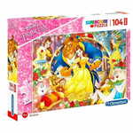 Clementoni Disney Beauty and the Beast, Maxi puzzle 104 kosov