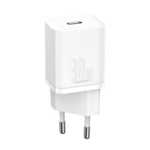 BASEUS Super Si polnilnik USB-C PD QC 30W, bela