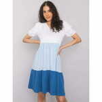 RUE PARIS Ženska obleka Kylie Dress RUE PARIS blue and white RV-SK-6764.64_367871 L
