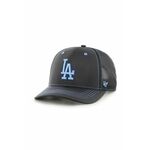 Kapa s šiltom 47 brand MLB Los Angeles Dodgers črna barva, B-XRAYD12BBP-BK - črna. Kapa s šiltom vrste baseball iz kolekcije 47 brand. Model izdelan iz tkanine z nalepko.