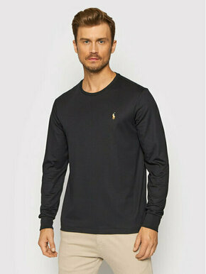 Polo Ralph Lauren Majica z dolgimi rokavi 710760121 Črna Slim Fit