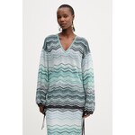 Majica Missoni modra DS26SJ0F.BK01H9