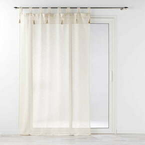 Bež prosojna zavesa 140x240 cm Dalila – douceur d'intérieur