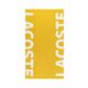 Brisača za plažo Lacoste - rumena. Brisača za na plažo iz kolekcije Lacoste. Model izdelan iz tekstilnega materiala.