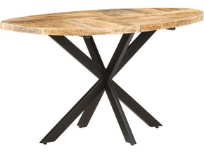VIDAXL Jedilna miza 140x80x75 cm trden mangov les