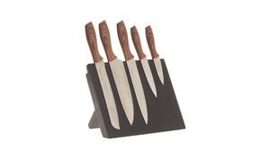 Northix 5x nožev z magnetnim stojalom za nože
