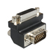 Adapter DVI 24-5-pin na VGA 90°-kotni
