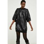 Pulover Answear Lab ženski, črna barva - črna. Pulover iz kolekcije Answear Lab. Model izdelan iz udobne pletenine. Model iz mehke in na otip prijetne tkanine.