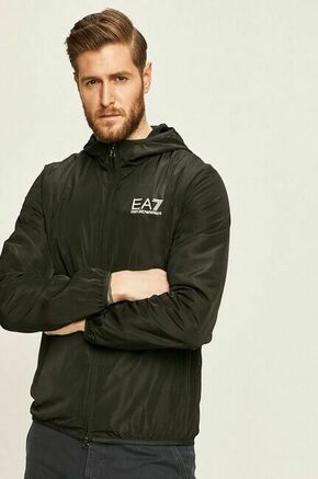 EA7 Emporio Armani jakna - črna. Jakna iz kolekcije EA7 Emporio Armani. Nepodložen model