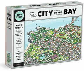 WEBHIDDENBRAND GALISON Puzzle Mesto v zalivu San Francisco 2v1