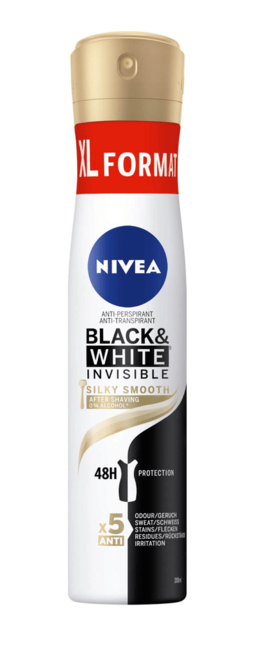 Nivea antiperspirant v spreju Black &amp; White Invisible Silky Smooth