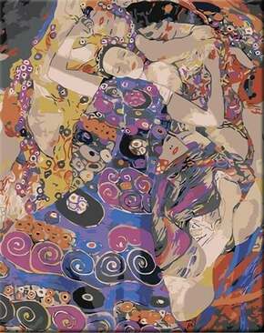 Zuty Barvanje po številkah Devica (Gustav Klimt)