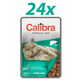 Calibra Sterilised, mokra hrana za mačke, jetra, 24 x 100 g