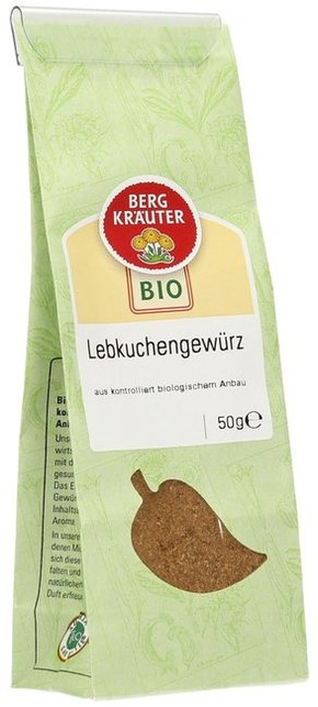 Österreichische Bergkräuter Mešanica začimb za medenjake - 50 g
