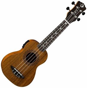 Luna UKE VMS EL Soprano ukulele Natural