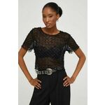Majica Answear Lab ženska, črna barva - črna. Bluza iz kolekcije Answear Lab, izdelana iz elastične pletenine. Kolekcija je na voljo izključno na Answear.Si.