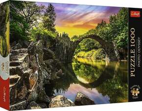 Trefl Puzzle 1000 Premium Plus - Foto Odysea: Most v Kromlau