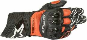 Alpinestars GP Pro R3 Gloves Black/Red Fluorescent 2XL Motoristične rokavice