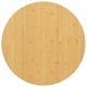 vidaXL Mizna plošča Ø90x1,5 cm bambus