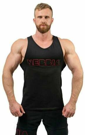 Nebbia Gym Tank Top Strength Black XL Fitnes majica