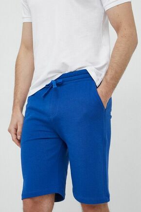 Bombažne kratke hlače North Sails - modra. Kratke hlače iz kolekcije North Sails. Model izdelan iz pletenine. Tanek