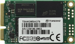 Transcend SSD230S/SSD370S TS64GMSA370 SSD 64GB