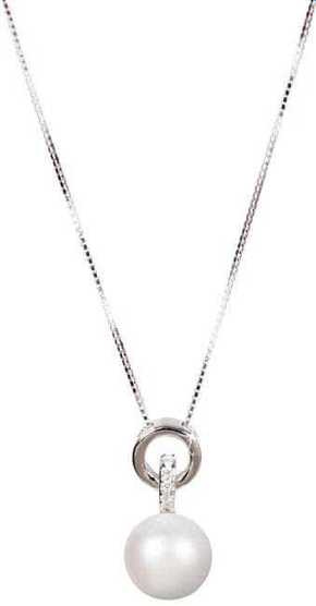 JwL Luxury Pearls Srebrna ogrlica s pravim biserom JL0454 (veriga