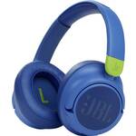 JBL JR 460NC slušalke, bluetooth/brezžične, modra, 85dB/mW, mikrofon
