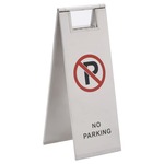 Greatstore Zložljivi znaki za parkiranje, nerjaveče jeklo