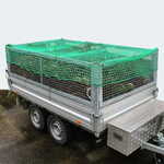 Pollin Zaščitna mreža za avto/traktorske prikolice, tovorna vozila kason 2 x 3 m
