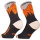Nogavice Dynafit TRAVERSE CREW SK, črne/ultra oranžne (EU 35-38)