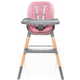 ZOPA Nuvio jedilni stolček, Blush pink