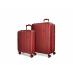 Jada Toys MOVOM Wood Red, Komplet luksuznih potovalnih kovčkov iz ABS, 65cm/55cm, 5318966