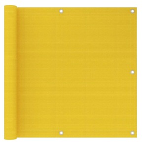 Balkonsko platno rumeno 90x500 cm HDPE