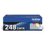 Brother original toner TN-248VAL, black & color/rumena (yellow)/vijoličasta (magenta)/črna (black)