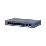 slomart Dahua CS4010-8ET2GT-60 omrežni stikalo, upravljano Gigabit Ethernet, PoE, modro